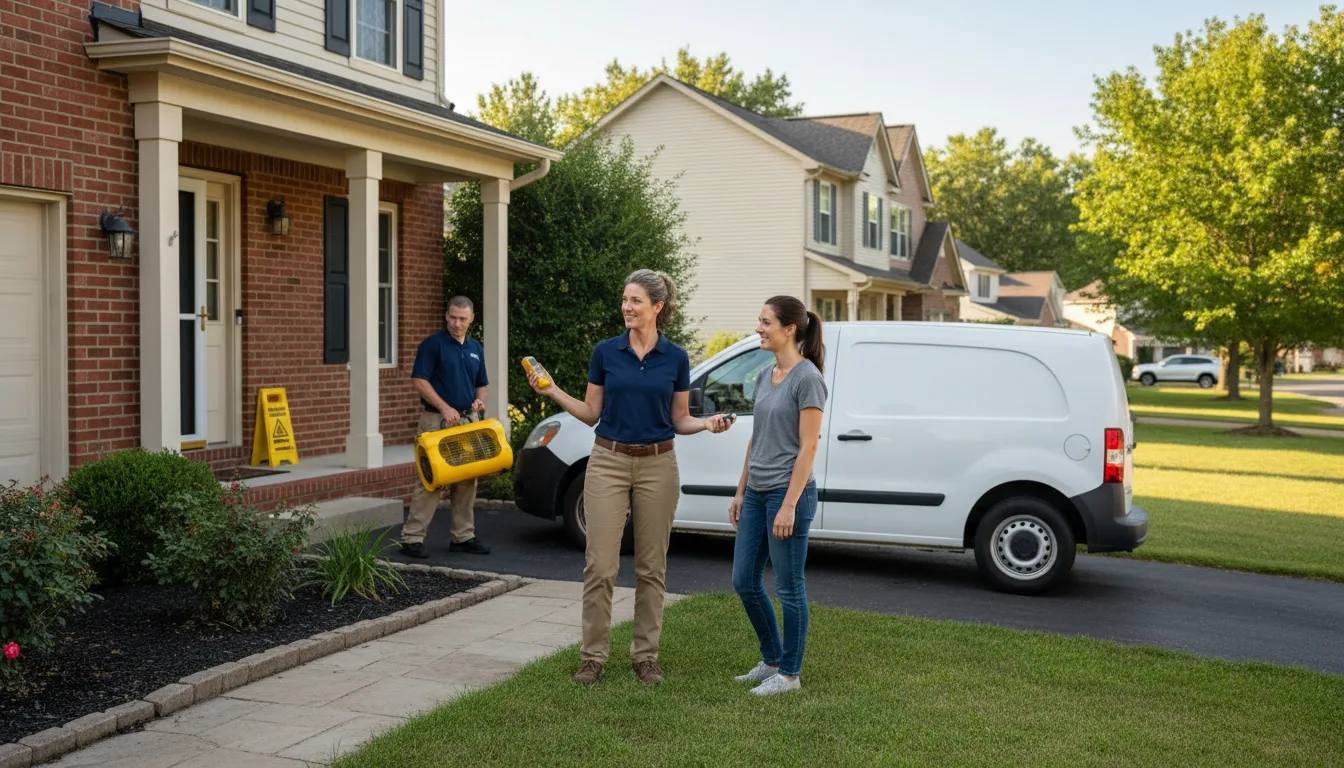 Water restoration image for Flood Water Cleanup, Removal And Restoration Services in Circleville, OH